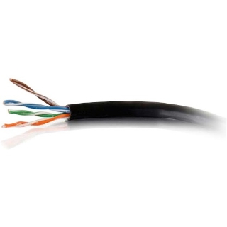 Picture of C2G 1000ft Cat6 Bulk Ethernet Network Cable-Solid UTP Riser CMR Black TAA