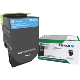 Picture of Lexmark Original Toner Cartridge - Cyan