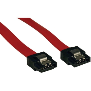 Picture of Tripp Lite 19in Serial ATA SATA Latching Signal Cable 7Pin / 7Pin M/M