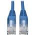 Picture of Tripp Lite 10ft Cat5e / Cat5 Snagless Molded Patch Cable RJ45 M/M Blue 10'