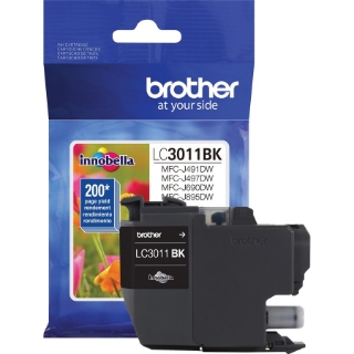 Picture of Brother LC3011BK Original Ink Cartridge - Single Pack - Black