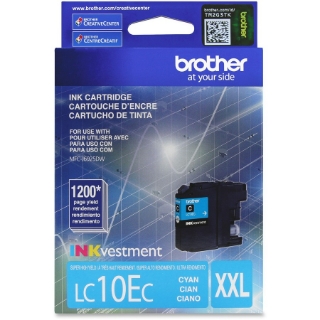 Picture of Brother Genuine LC10EC INKvestment Super High Yield Cyan Ink Cartridge