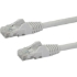 Picture of StarTech.com 6ft CAT6 Ethernet Cable - White Snagless Gigabit - 100W PoE UTP 650MHz Category 6 Patch Cord UL Certified Wiring/TIA