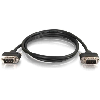 Picture of C2G 35ft Serial RS232 DB9 Cable with Low Profile Connectors M/M - In-Wall CMG-Rated