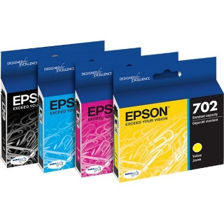 Picture of Epson DURABrite Ultra 702 Original Ink Cartridge - Multi-pack - Black, Cyan, Magenta, Yellow