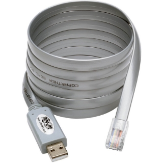 Picture of Tripp Lite 6ft USB to RJ45 Cisco Rollover Cable USB-A to RJ45 M/M