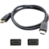 Picture of 6ft Apple Computer MC838ZM/B Comp HDMI 1.4 Male to HDMI 1.4 Male Black Cable Which Supports Ethernet Channel For Resolution Up to 4096x2160 (DCI 4K)