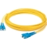 Picture of AddOn 78m SC (Male) to SC (Male) Straight Yellow OS2 Duplex LSZH Fiber Patch Cable