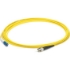 Picture of AddOn 34m LC (Male) to ST (Male) Straight Yellow OS2 Simplex Plenum Fiber Patch Cable