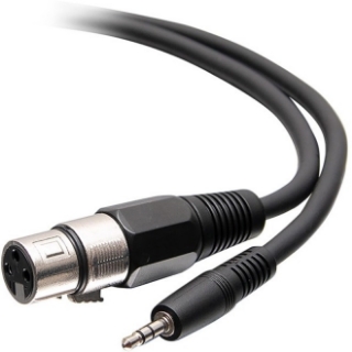 Picture of C2G 6ft 3.5mm TRS 3 Position Balanced to XLR Cable - M/F