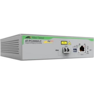 Picture of Allied Telesis PoE+ to Fiber Switching Media Converter