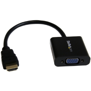 Picture of StarTech.com HDMI to VGA Adapter - 1080p - 1920 x 1080 - Black - HDMI Converter - VGA to HDMI Monitor Adapter