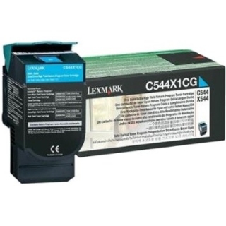 Picture of Lexmark Return Program Extra High Yield Cyan Toner Cartridge