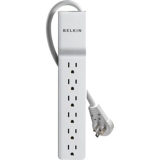 Picture of Belkin Home/Office BE106001-06R SlimLine 6-Outlets Surge Suppressor