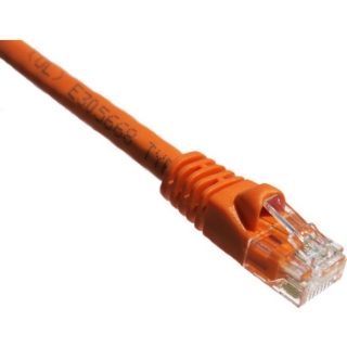 Picture of Axiom 7FT CAT6A 650mhz Patch Cable Molded Boot (Orange)