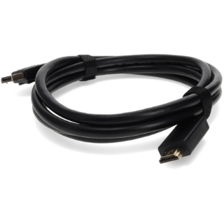 Picture of 6ft DisplayPort Male to HDMI Male Black Cable Which Requires DP++ For Resolution Up to 2560x1600 (WQXGA)