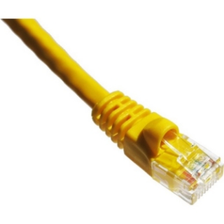 Picture of Axiom 20FT CAT5E 350mhz Patch Cable Molded Boot (Yellow) - TAA Compliant