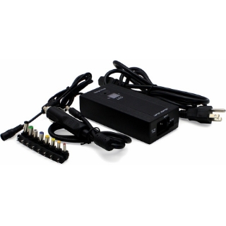 Picture of HP AJ652AA Compatible Comes with 4.5mm x 3.0mm and 4.8mm x 1.7mm connector 90W Black Various Laptop Power Adapter and Cable