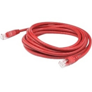 Picture of AddOn 9ft RJ-45 (Male) to RJ-45 (Male) Red Cat6 Straight UTP PVC Copper Patch Cable