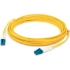 Picture of AddOn 3m LC (Male) to LC (Male) Yellow OM3 Duplex Fiber OFNR (Riser-Rated) Patch Cable