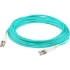 Picture of AddOn 25m LC (Male) to LC (Male) Straight Aqua OM4 Duplex LSZH Fiber Patch Cable