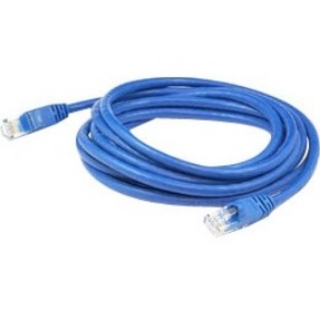 Picture of AddOn 7ft RJ-45 (Male) to RJ-45 (Male) Blue Microboot, Snagless Cat7 S/FTP PVC Copper Patch Cable