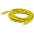 Picture of AddOn 4ft RJ-45 (Male) to RJ-45 (Male) Straight Yellow Cat6 UTP PVC Copper Patch Cable