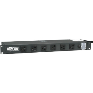 Picture of Tripp Lite Power Strip Rackmount Metal 120V 5-15/20R 12 Outlet 15' Cord 1U