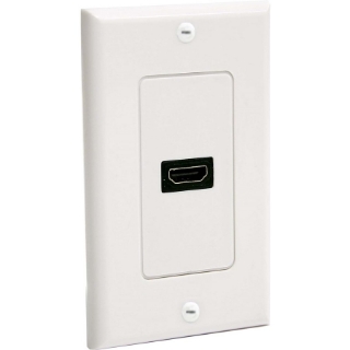 Picture of StarTech.com Single Outlet Female HDMI&reg; Wall Plate White