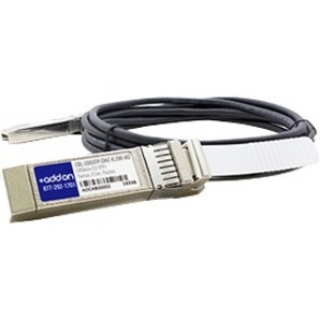 Picture of AddOn Dell Force10 CBL-10GSFP-DAC-0.5M Compatible TAA Compliant 10GBase-CU SFP+ to SFP+ Direct Attach Cable (Passive Twinax, 0.5m)