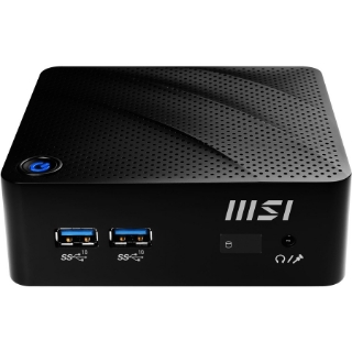 Picture of MSI Cubi N Cubi N JSL-006US Desktop Computer - Intel Celeron N4500 Dual-core (2 Core) 1.10 GHz - 4 GB RAM DDR4 SDRAM - 128 GB M.2 Serial ATA SSD - Mini PC - Black