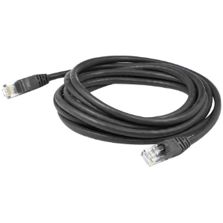 Picture of AddOn 12ft RJ-45 (Male) to RJ-45 (Male) Black Cat6 Straight UTP PVC Copper Patch Cable