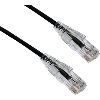 Picture of Axiom 9FT CAT6A BENDnFLEX Ultra-Thin Snagless Patch Cable 650mhz (Black)