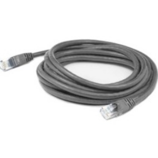 Picture of AddOn 14ft RJ-45 (Male) to RJ-45 (Male) Straight Gray Cat6 UTP PVC Copper Patch Cable