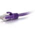 Picture of C2G 1ft Cat6a Snagless Unshielded (UTP) Network Patch Ethernet Cable-Purple