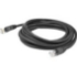 Picture of AddOn 3ft RJ-45 (Male) to RJ-45 (Male) Straight Black Cat5e UTP PVC Copper Patch Cable
