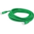 Picture of AddOn 3ft RJ-45 (Male) to RJ-45 (Male) Shielded Straight Green Cat6A STP PVC Copper Patch Cable