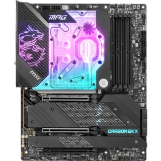 Picture of MSI MPG Z690 CARBON EK X Gaming Desktop Motherboard - Intel Z690 Chipset - Socket LGA-1700 - Intel Optane Memory Ready - ATX