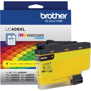 Picture of Brother INKvestment LC406XLY Original Ink Cartridge - Single Pack - Yellow