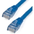 Picture of StarTech.com 2ft CAT6 Ethernet Cable - Blue Molded Gigabit - 100W PoE UTP 650MHz - Category 6 Patch Cord UL Certified Wiring/TIA