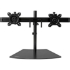 Picture of StarTech.com Dual Monitor Stand - Horizontal - For up to 24" VESA Monitors - Black - Adjustable Computer Monitor Stand - Steel & Aluminum