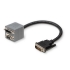 Picture of Belkin Dual Link Cable Adapter - DVI-I Video, HD-15 Female VGA, DVI-D Female Digital Video - 0.3m