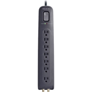 Picture of Belkin SurgePro BV107030-04-BLK 7-Outlets Surge Suppressor