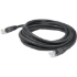 Picture of AddOn 100ft RJ-45 (Male) to RJ-45 (Male) Black Cat6 UTP PVC Copper Patch Cable