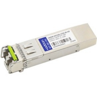 Picture of AddOn Cisco CWDM-SFP10G-1550-40 Compatible TAA Compliant 10GBase-CWDM SFP+ Transceiver (SMF, 1550nm, 40km, LC, DOM)