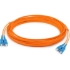 Picture of AddOn 10m SC (Male) to SC (Male) Orange OM1 Duplex Fiber OFNR (Riser-Rated) Patch Cable