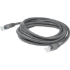 Picture of AddOn 14ft RJ-45 (Male) to RJ-45 (Male) Straight Gray Cat6A UTP PVC Copper Patch Cable