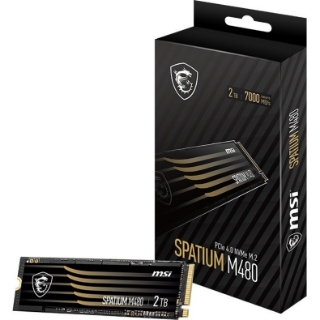 Picture of MSI SPATIUM M480 2 TB Solid State Drive - M.2 2280 Internal - PCI Express NVMe (PCI Express NVMe 4.0 x4)