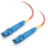 Picture of C2G-3m LC-LC 9/125 OS1 Simplex Singlemode Fiber Optic Cable (Plenum-Rated) - Red