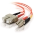 Picture of C2G-20m LC-SC 62.5/125 OM1 Duplex Multimode PVC Fiber Optic Cable (LSZH) - Orange